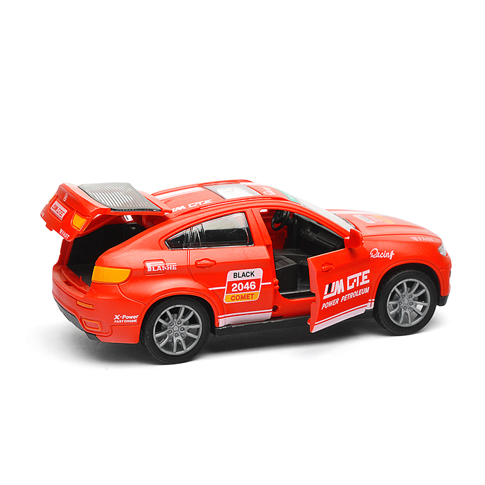 Машина пластиковая инерционная "Парк Техники" красный