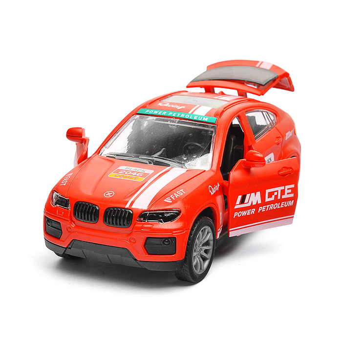 Машина пластиковая инерционная "Парк Техники" красный