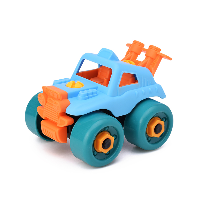 Конструктор пластмассовый 77114-2 "Набор машинок" в пакете