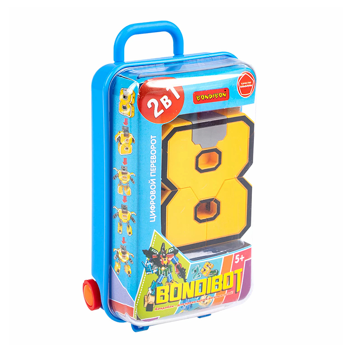 Трансформер 2в1 Цифра "8" цвет голубой