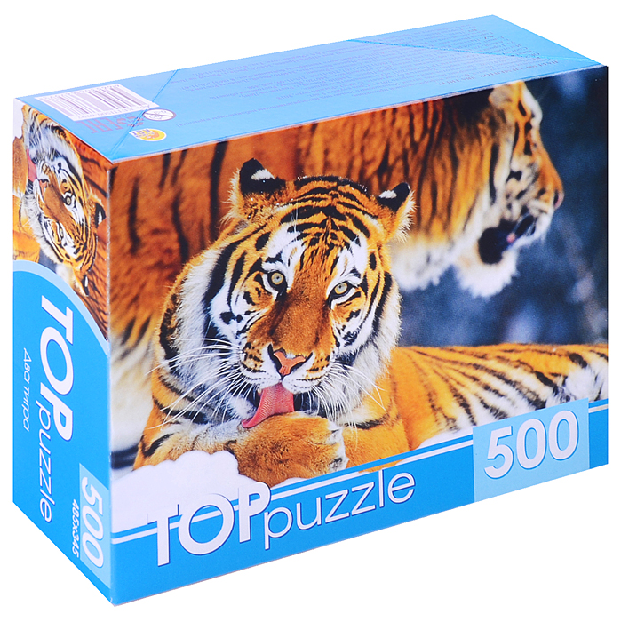 Пазлы 500 TOPpuzzle "Два тигра" Пазлы 500 TOPpuzzle "Два тигра"