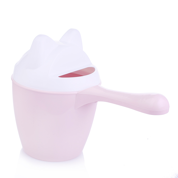 Ковш с крышкой "Котофей" розовый