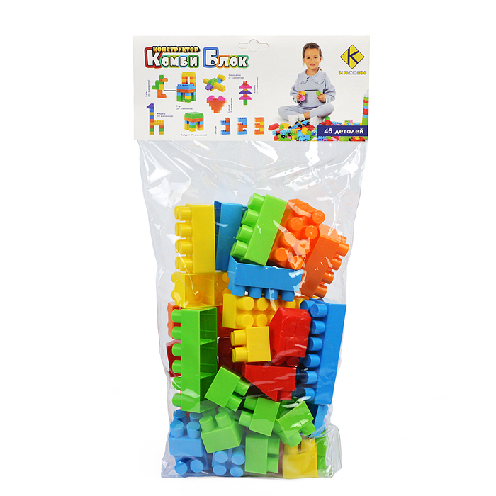 Конструктор "Комби Блок" 46 дет.    