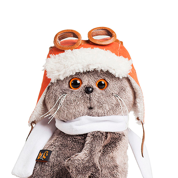 Фото к товару Кот Басик в шлеме и шарфе Кот Басик в шлеме и шарфе