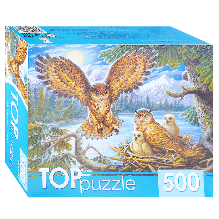 Пазлы 500 TOPpuzzle "Ночные совы" Пазлы 500 TOPpuzzle "Ночные совы"