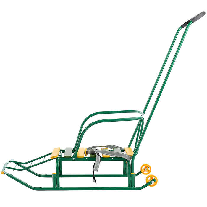 Игрушка. Санки детские "Тимка 5 комфорт+" (зеленый)