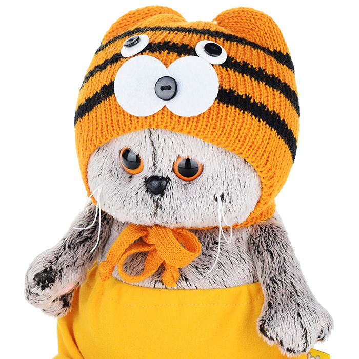 Кот Басик BABY в шапке тигренка