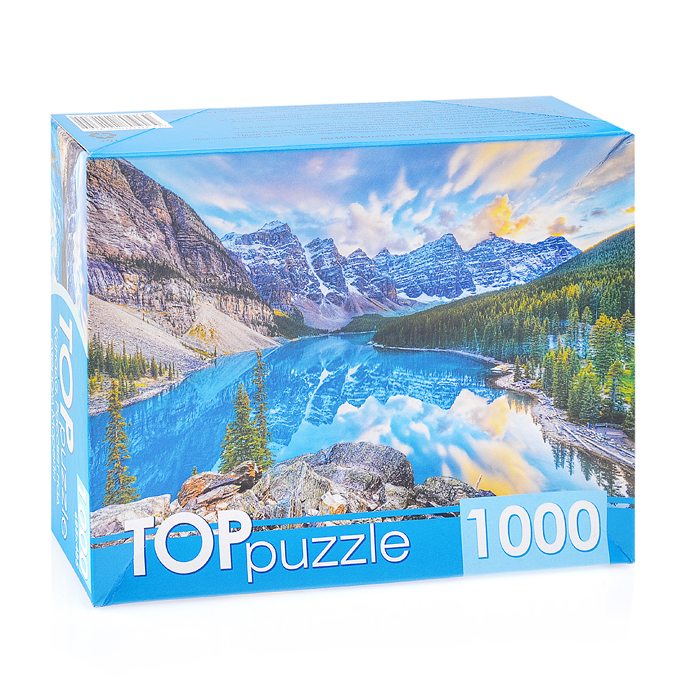 Пазлы 1000 TOPpuzzle "Канада. Рассвет над озером Морейн" Пазлы 1000 TOPpuzzle "Канада. Рассвет над озером Морейн"