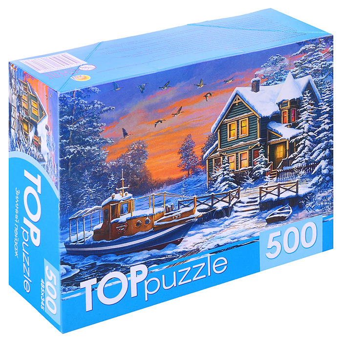 Пазлы 500 TOPpuzzle "Зимний пейзаж" Пазлы 500 TOPpuzzle "Зимний пейзаж"