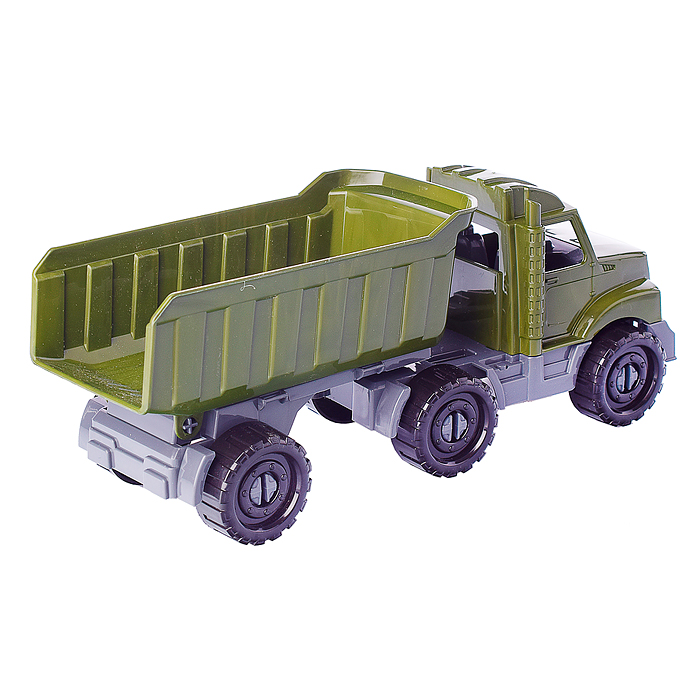 Машинка Тягач "Бизон" с прицепом Военный