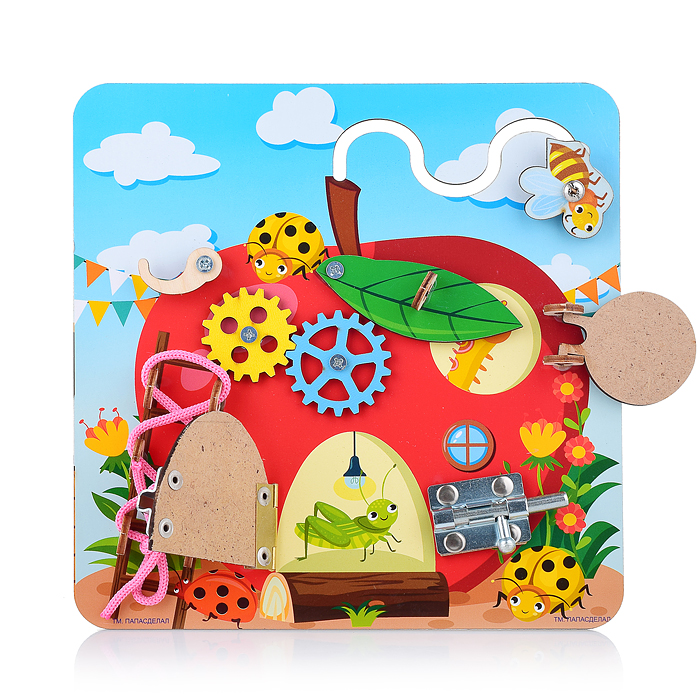 Бизиборд "Бизи-Яблоко"