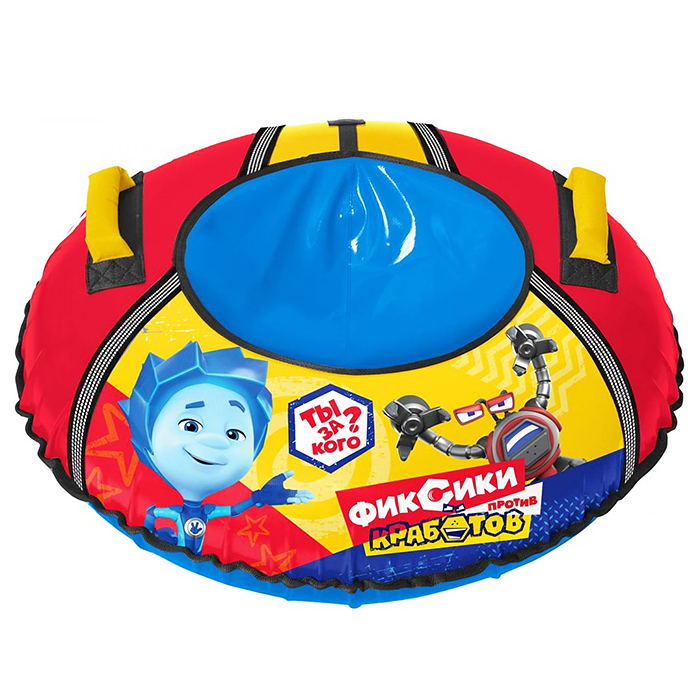 Фото к товару Игрушка. Тюбинг с рисунком 70см (с фиксиками) Игрушка. Тюбинг с рисунком 70см (с фиксиками)