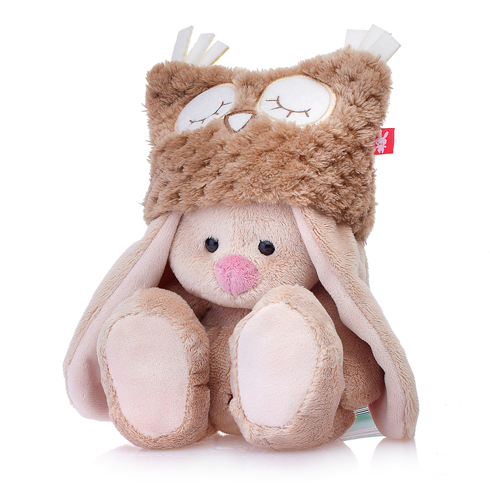 Зайка Ми в шапке-сова (малыш) 