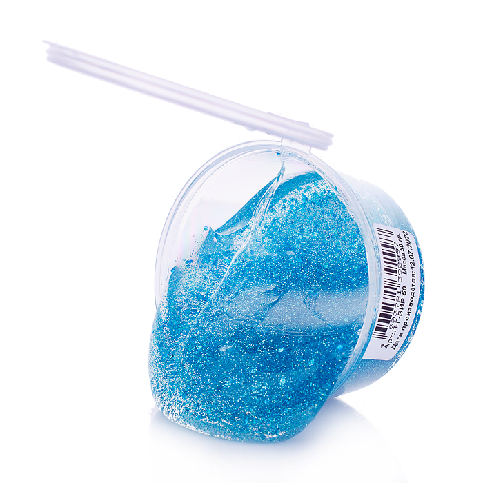 Слайм Пегас, 50 гр. голография, бирюза  