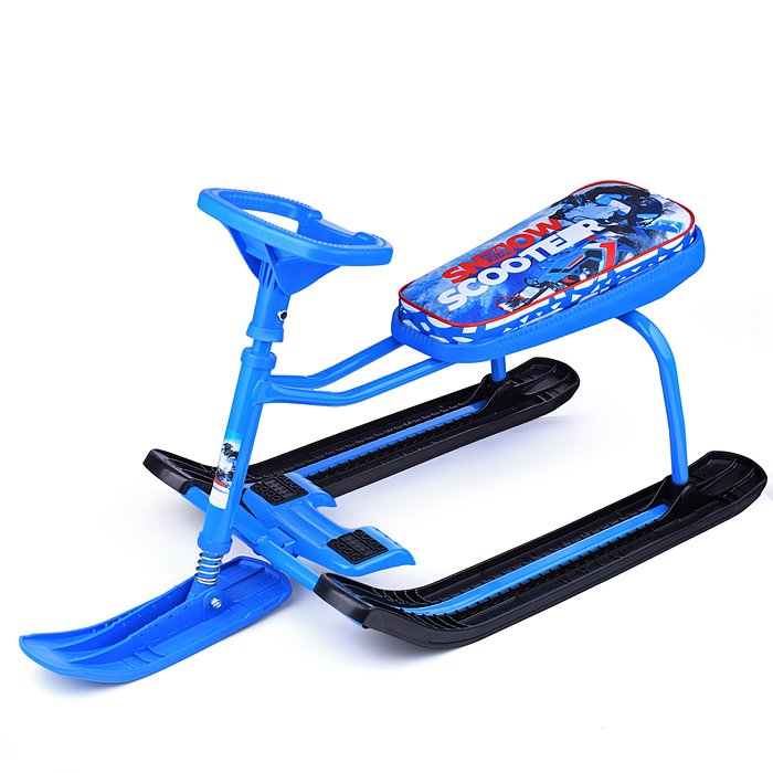 Игрушка. Снегокат "Тимка спорт 1+" (Гонки черный каркас)