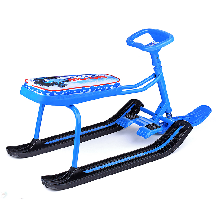 Игрушка. Снегокат "Тимка спорт 1+" (Гонки черный каркас)