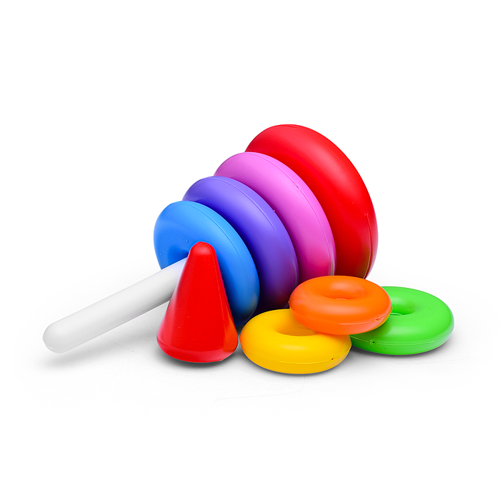 Пирамидка с кольцами, средняя