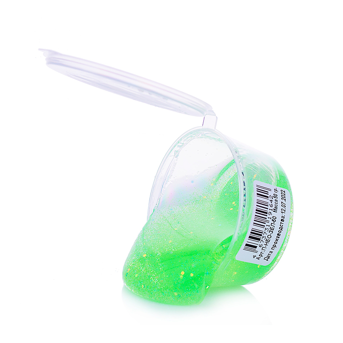 Слайм Пегас, 50 гр. неоновый зеленый  