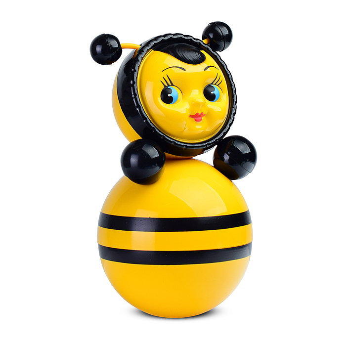 Фото к товару Неваляшка Пчелка в худ. упаковке Неваляшка Пчелка в худ. упаковке