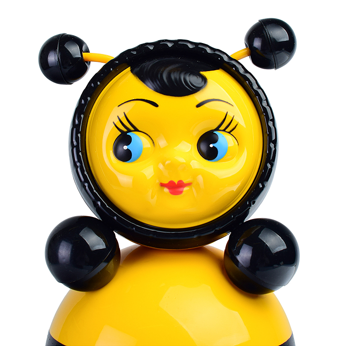 Фото к товару Неваляшка Пчелка в худ. упаковке Неваляшка Пчелка в худ. упаковке