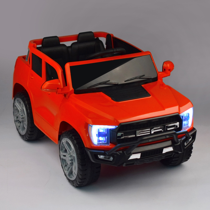 Электромобиль U023397Y "Городской гигант" на аккумуляторе, с р/у управлением, в коробке (красный)