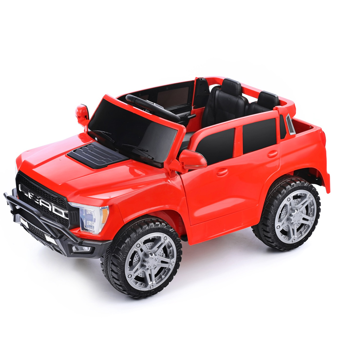 Электромобиль U023397Y "Городской гигант" на аккумуляторе, с р/у управлением, в коробке (красный)