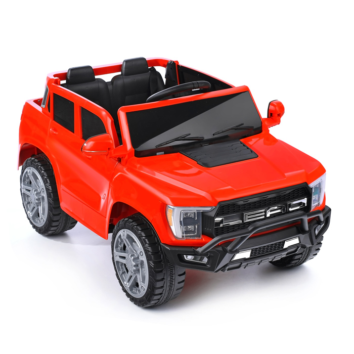 Электромобиль U023397Y "Городской гигант" на аккумуляторе, с р/у управлением, в коробке (красный)