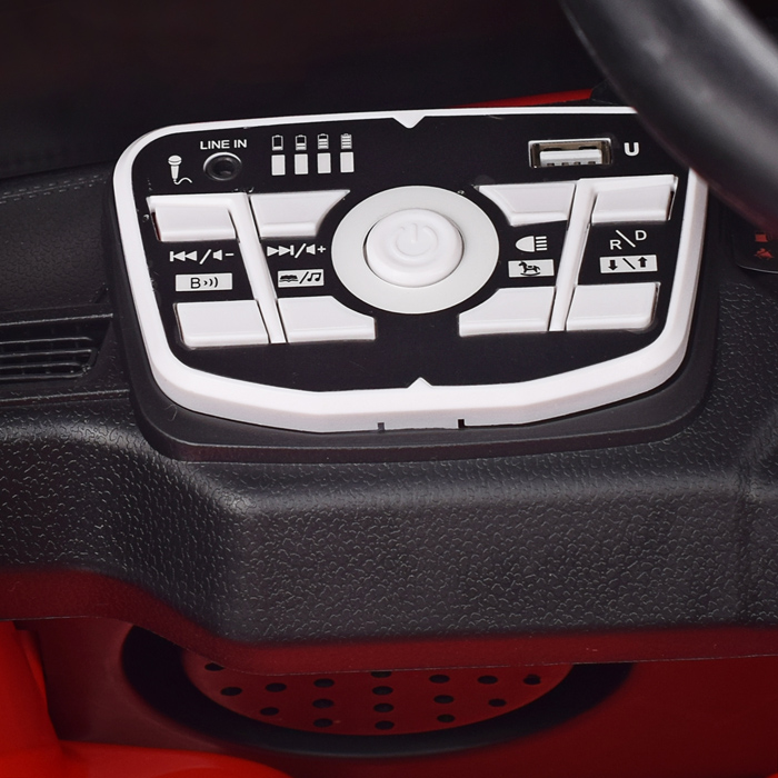 Электромобиль U023397Y "Городской гигант" на аккумуляторе, с р/у управлением, в коробке (красный)