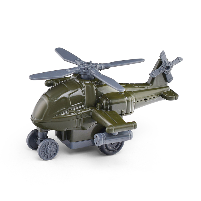 Автомобиль-трейлер "Сити" инерционный (со светом и звуком) + танк "Штурм" инерционный, вертолёт "Шт