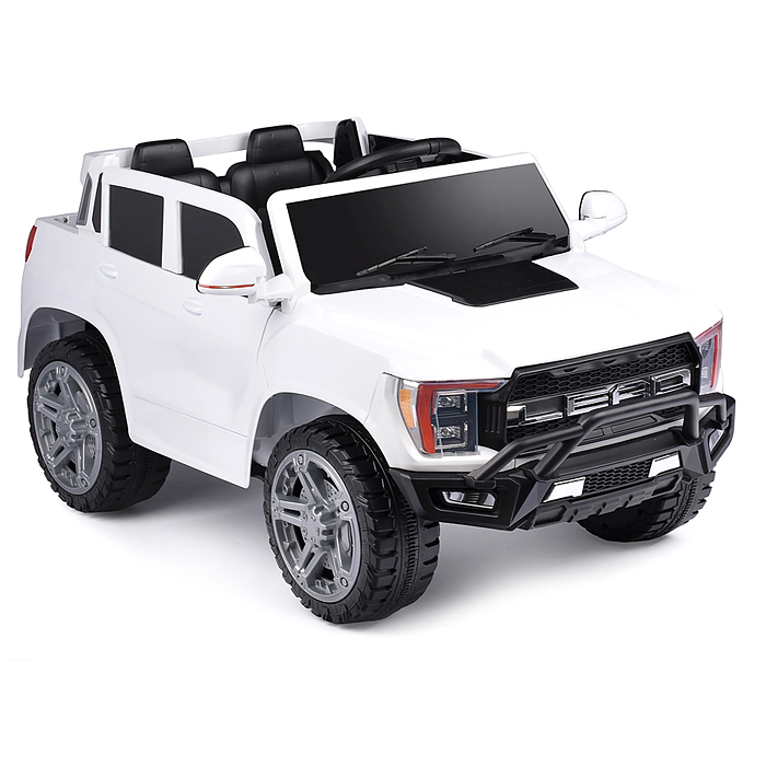 Электромобиль U023397Y "Городской гигант" на аккумуляторе, с р/у управлением, в коробке (белый)