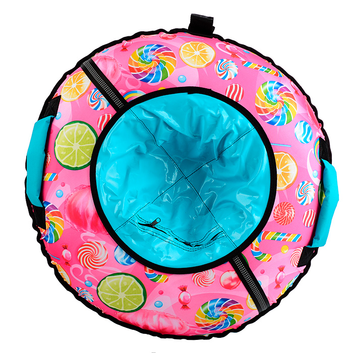 Фото к товару Игрушка. Тюбинг принтованный 70см (с конфетками) Игрушка. Тюбинг принтованный 70см (с конфетками)