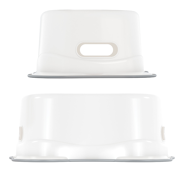 Табурет (подставка) антискользящий (белый) 