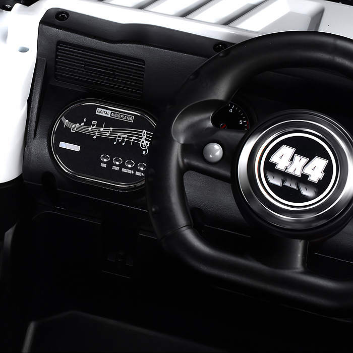 Фото к товару Электромобиль детский FB-616 "Внедорожник" (цвет белый) Электромобиль детский FB-616 "Внедорожник" (цвет белый)