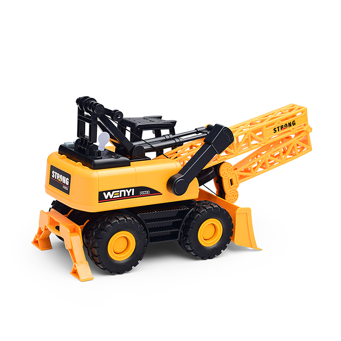 Спецтехника WY1140A "Кран" 1:14 (свет, звук) в коробке