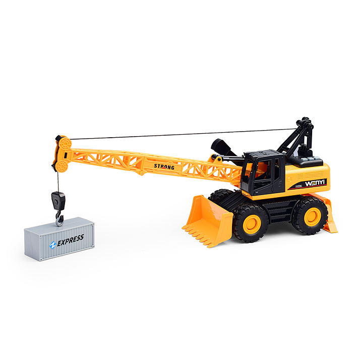 Спецтехника WY1140A "Кран" 1:14 (свет, звук) в коробке