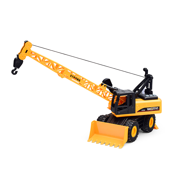 Спецтехника WY1140A "Кран" 1:14 (свет, звук) в коробке