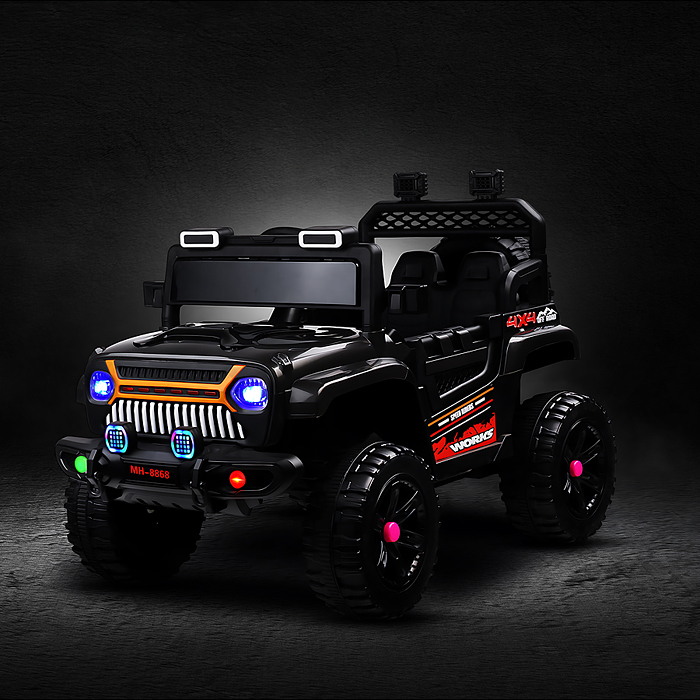 Электромобиль детский MH -838 "Супер машина" (цвет черный)