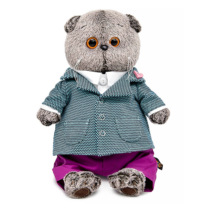 Фото к товару Кот Басик в пиджаке с орнаментом Кот Басик в пиджаке с орнаментом