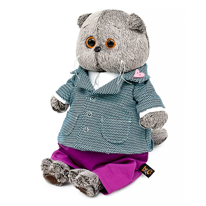 Фото к товару Кот Басик в пиджаке с орнаментом Кот Басик в пиджаке с орнаментом