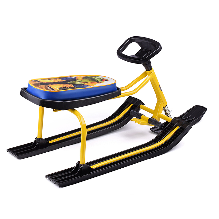 Игрушка Снегокат детский 206 "Teens"с высокой рамой (Лягушонок)