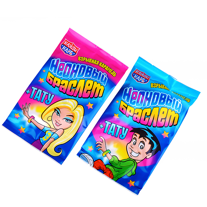 Взрывная карамель "Неоновый браслет" 1гр*36шт