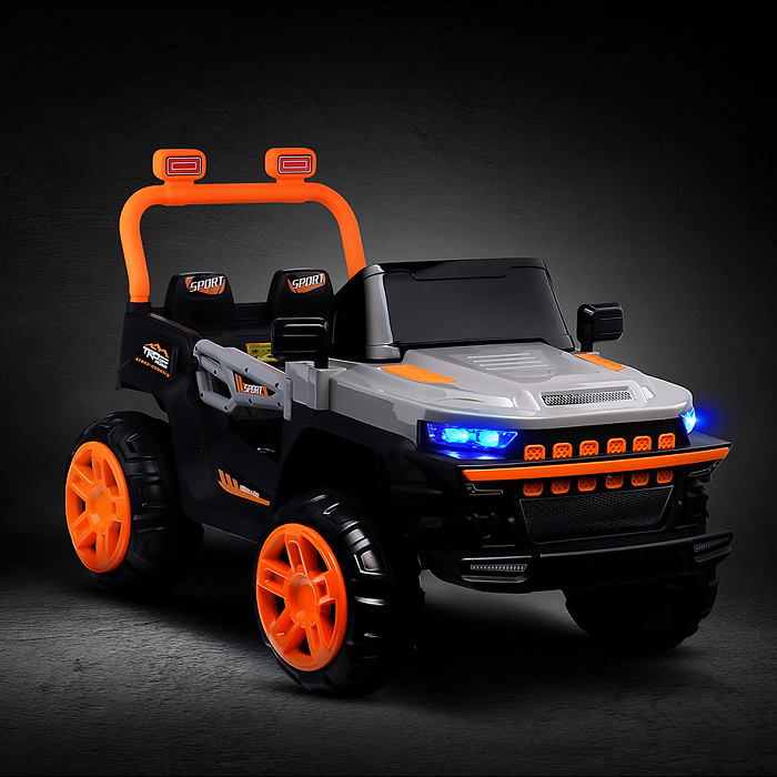 Электромобиль детский FB-616 "Внедорожник" (цвет серый)