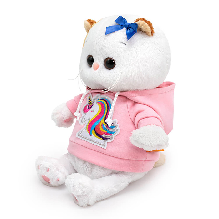 Кошка Ли-Ли BABY в худи с единорогом