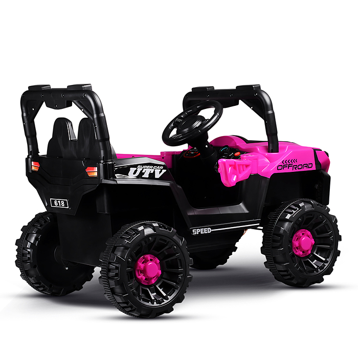 Фото к товару Электромобиль детский 618 "Внедорожник" (цвет розовый) Электромобиль детский 618 "Внедорожник" (цвет розовый)