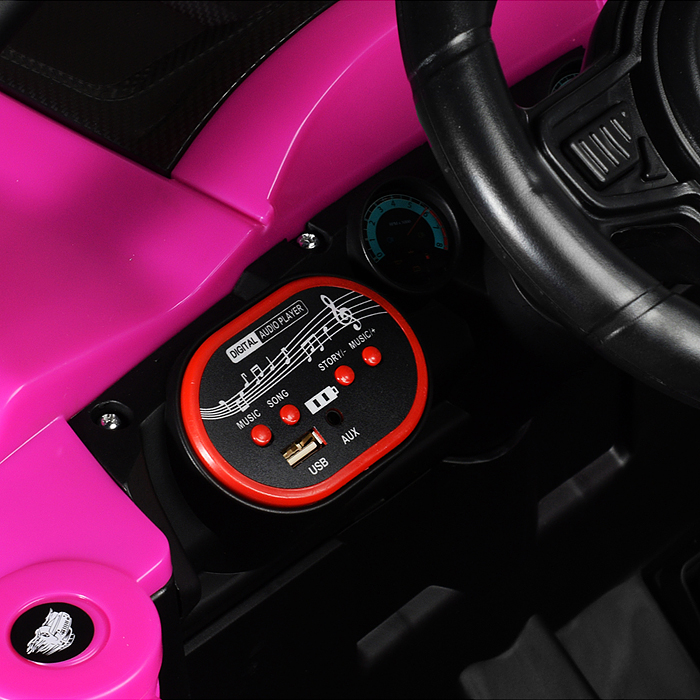 Фото к товару Электромобиль детский 618 "Внедорожник" (цвет розовый) Электромобиль детский 618 "Внедорожник" (цвет розовый)