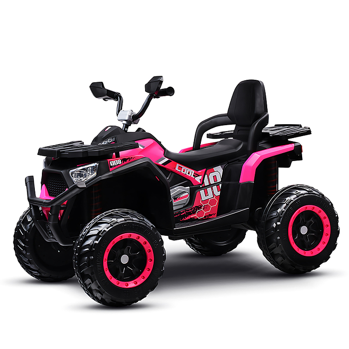 Электромобиль детский NEL-007 "Квадроцикл" (цвет черно-розовый)
