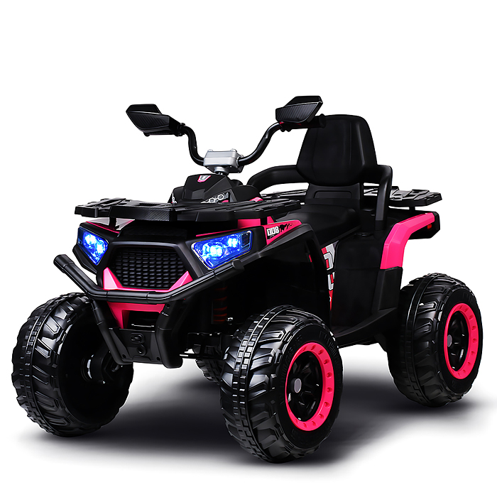Электромобиль детский NEL-007 "Квадроцикл" (цвет черно-розовый)