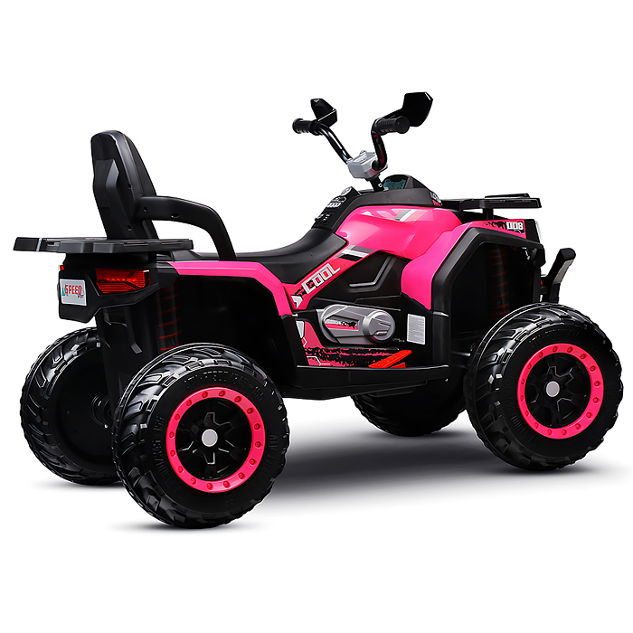 Электромобиль детский NEL-007 "Квадроцикл" (цвет черно-розовый)