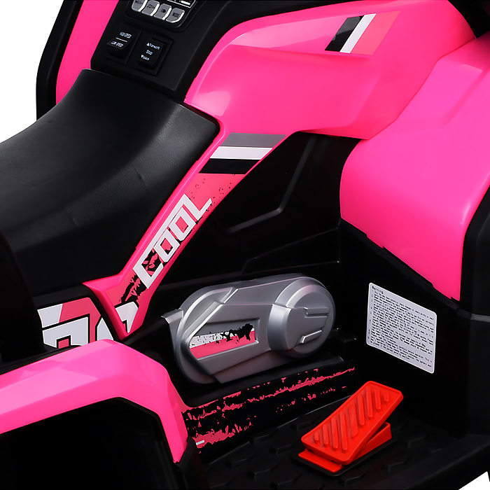 Электромобиль детский NEL-007 "Квадроцикл" (цвет черно-розовый)