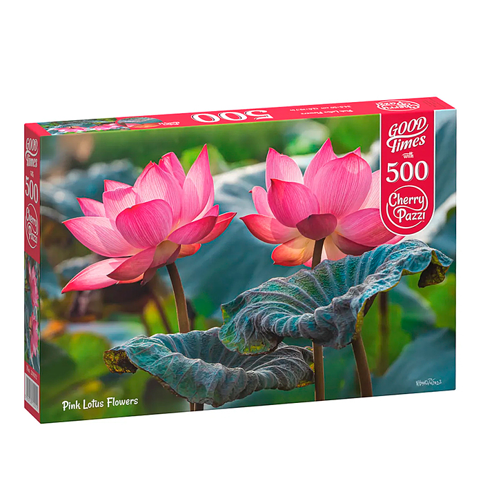Пазл 500 "Розовые цветы лотоса"